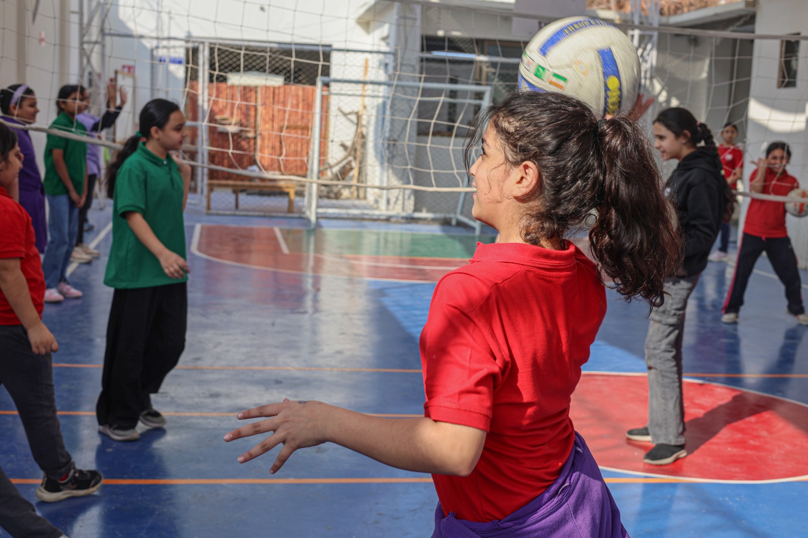 Students participating in an after-school session