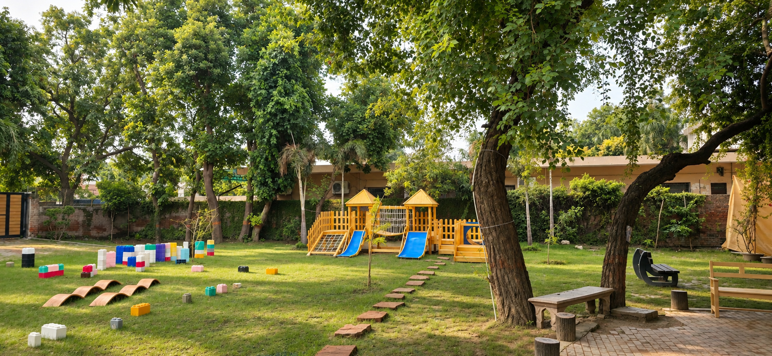 VLC Lahore’s Gulberg campus and garden